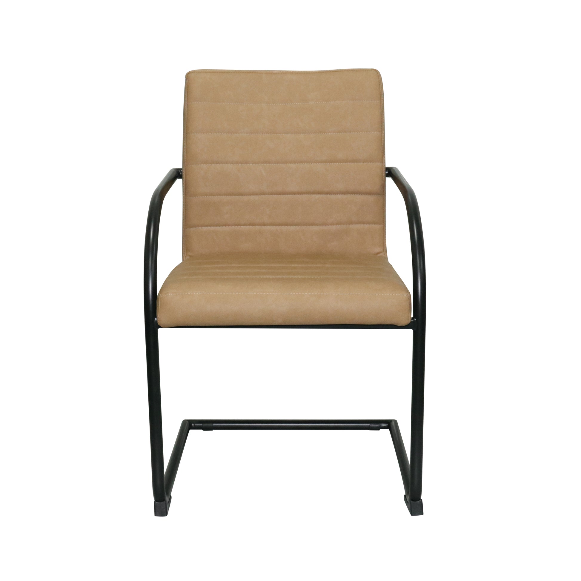Modrest Ivey Modern Tan Dining Chair Set of 2