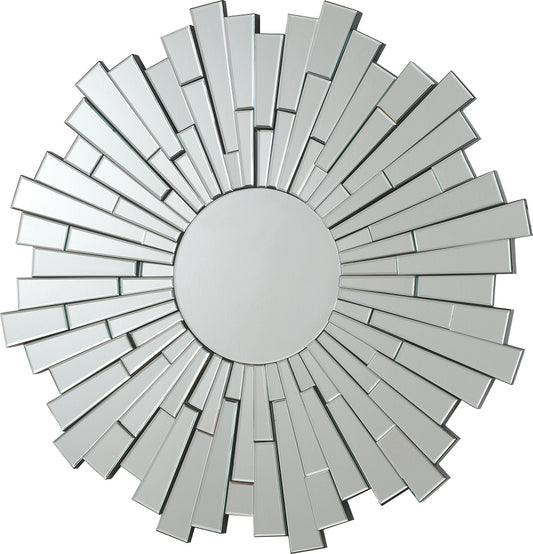 Contemporary Sunburst Design Mirror
