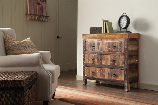 TK Rustic Cabinet in Reclaimed Wood Finish