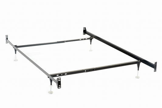 Twin or Full Size Bed Frame Black - Headboard-Footboard