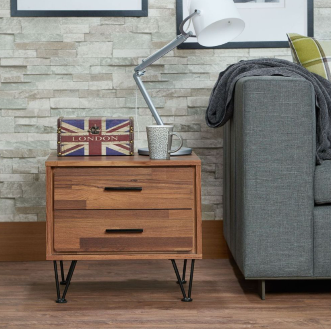 ACME Deoss 2 Drawer Nightstand 97330 Finally Home Furnishings LLC