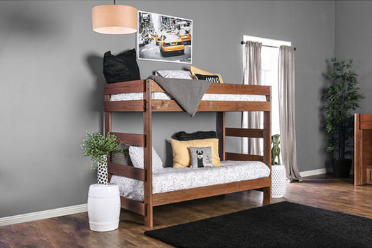 Arlette Solid Pine Twin-Twin Bunk Bed