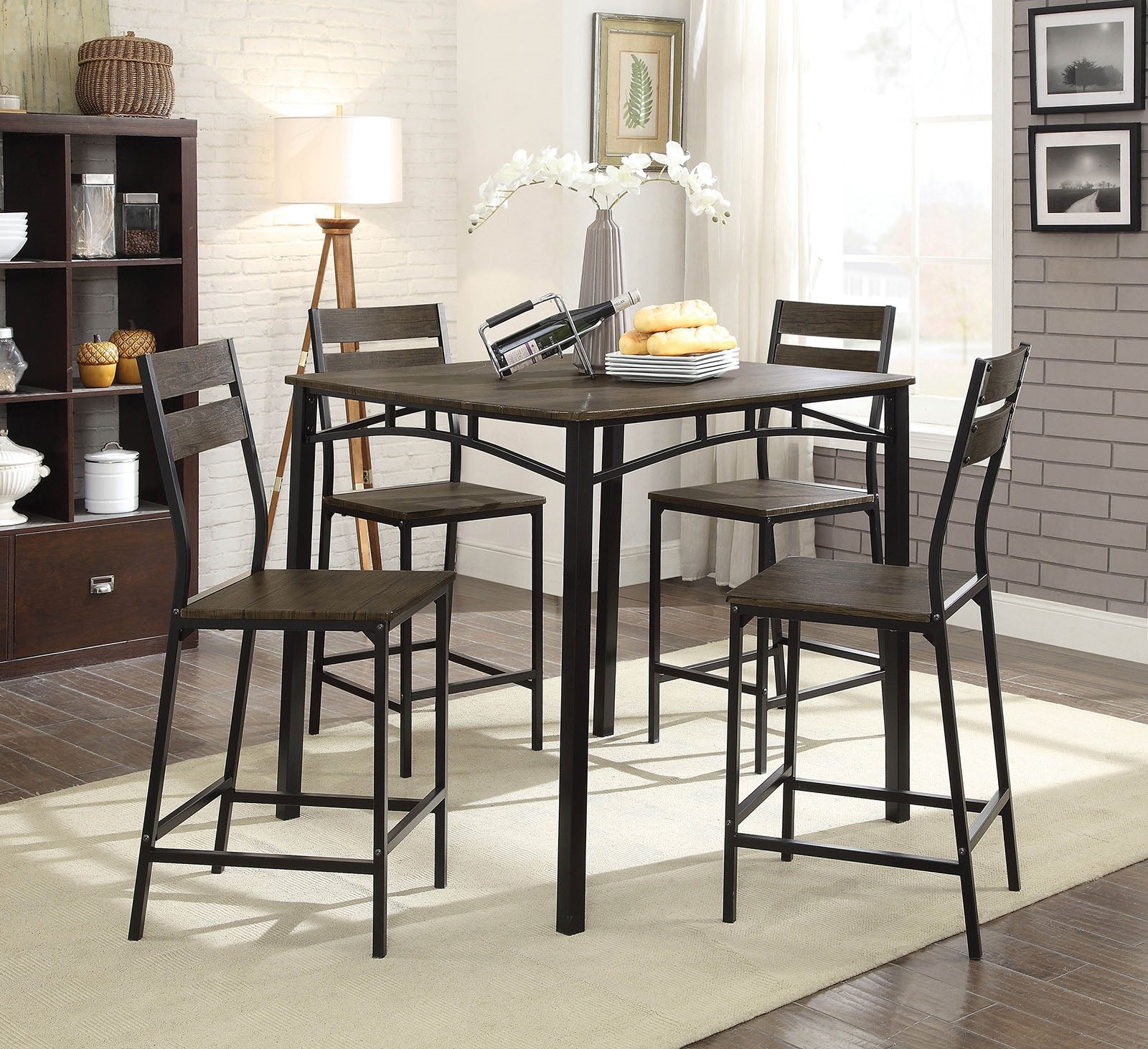 Westport Weathered Grey Counter Height Dining Set