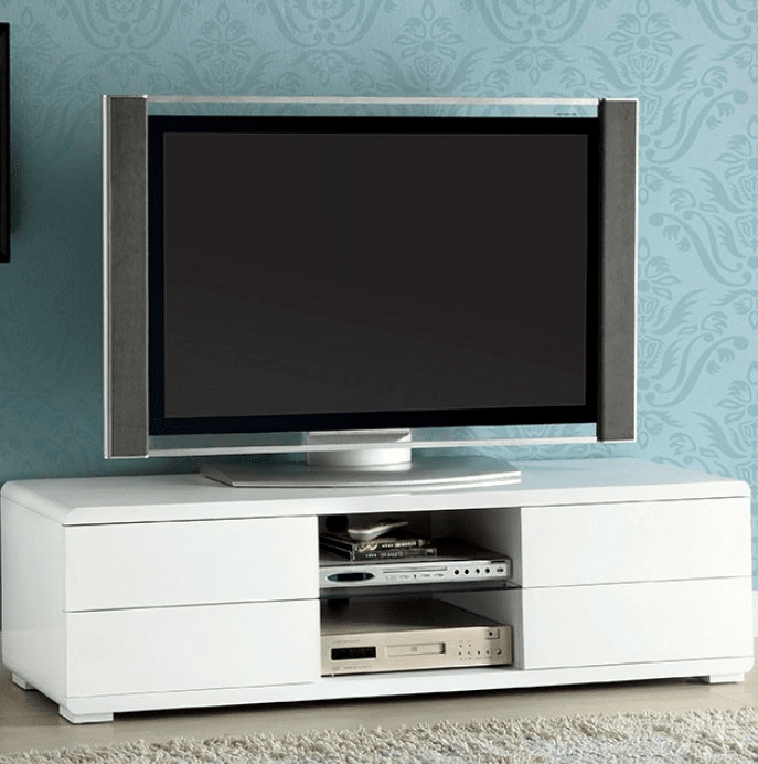 Cerro TV Console - Lacquer White