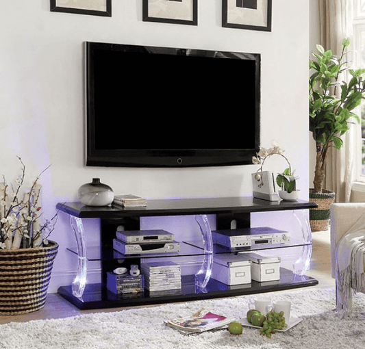 Ernst Modern 60" TV Console W- LED Lighting