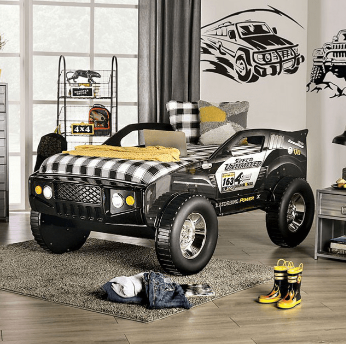 Speed Jump Off-Road Car Bed