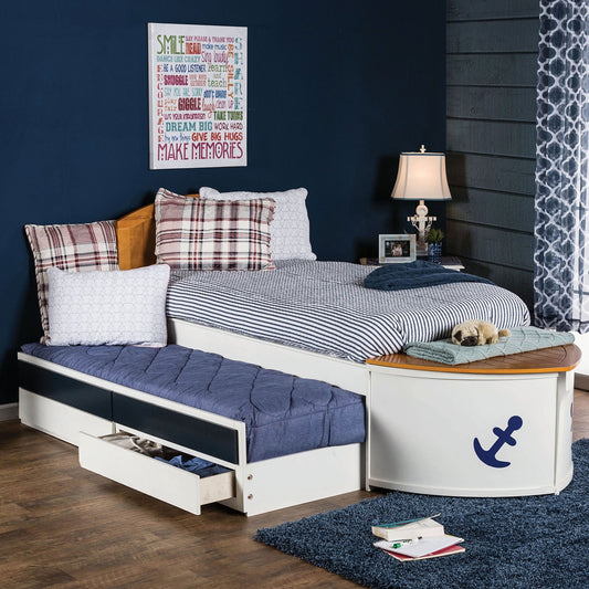 The Voyager Captains Bed with Storage Trundle