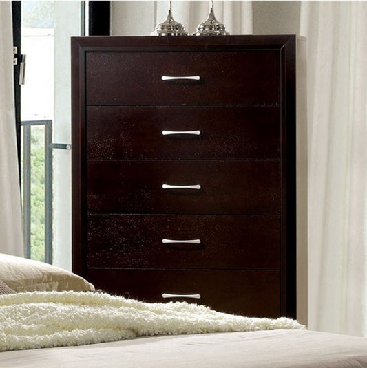 Janine Transitional Style 5-Drawer Chest