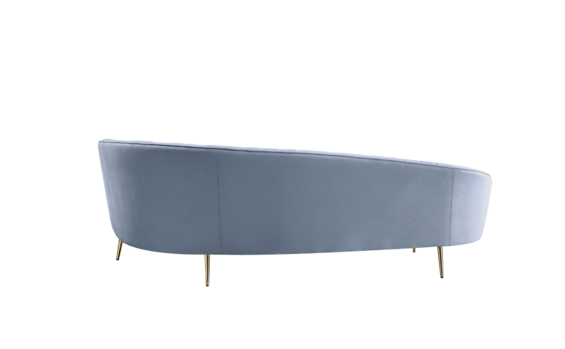 Ballard Modern Sofa in Light Gray Velvet - ACME 00204