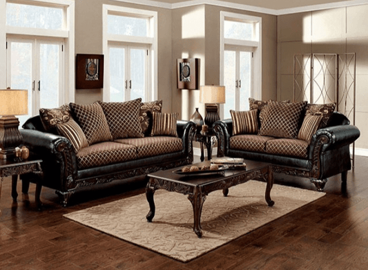 San Roque Traditional Rolled Arm Sofa
