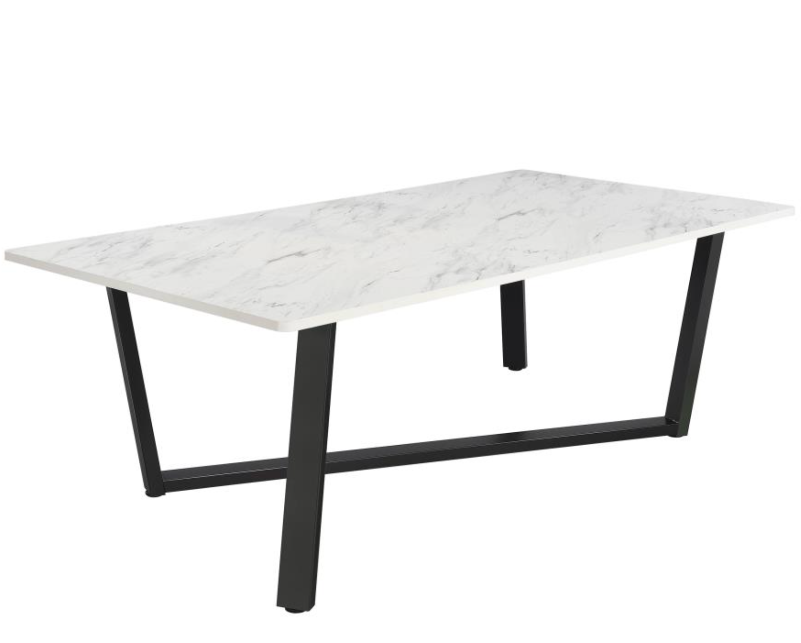 Mayer 5PC Faux Marble Dining Set