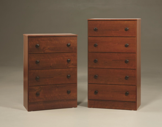 Classic Wooden Bedroom Chest - Available in 4 Colors & 2 Sizes