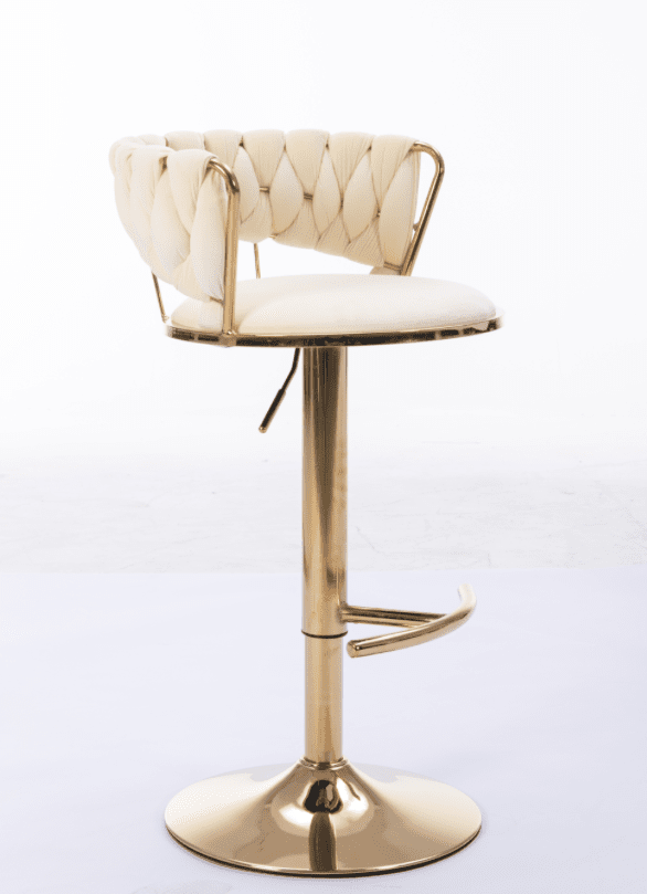 Luxury Round Lift Bar Chair Low Gold European Velvet Reception Swivel Chair  Minimalist Taburete Ruedas Bar Lounge Furniture - AliExpress