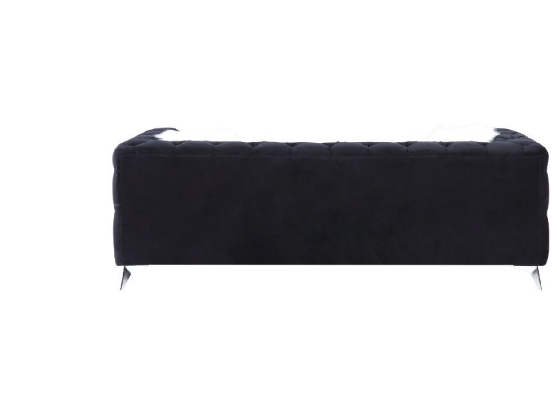 Phifina Contemporary Black Velvet Tufted Sofa & Loveseat Set