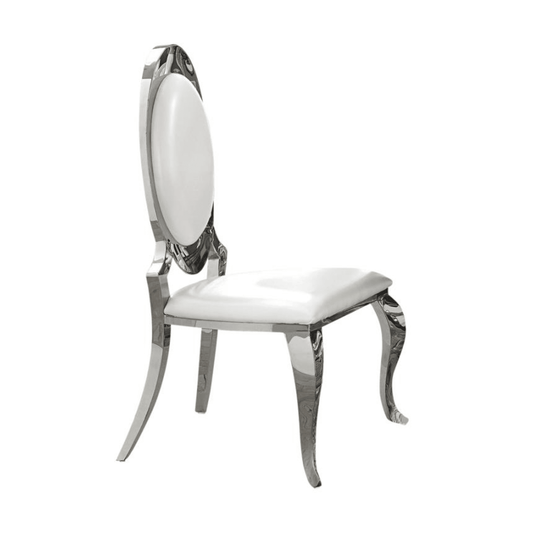 Antoine Rectangular Dining Set Chrome