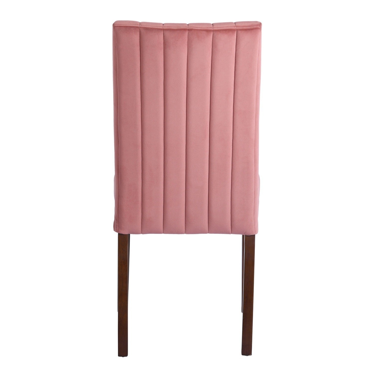 Modern Velvet Dining Side Chairs in Rose Set of 2