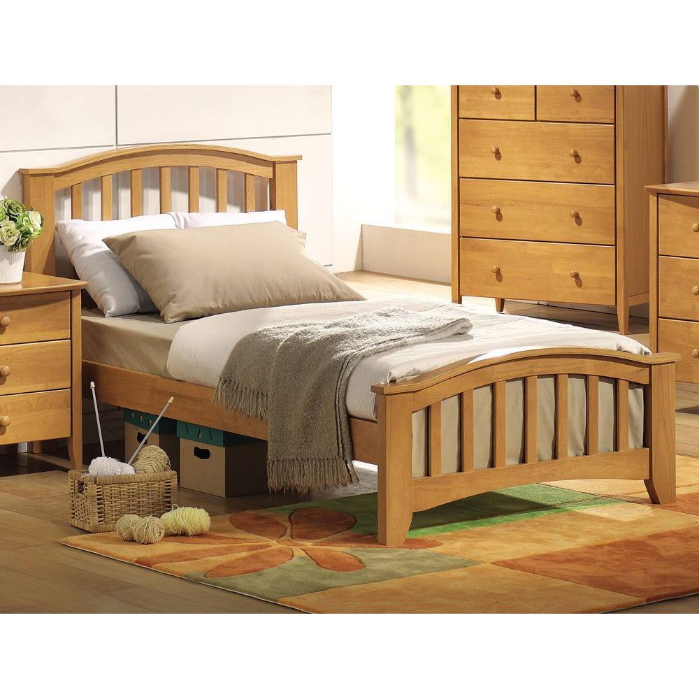 ACME San Marino Twin Bed in Maple 08940T