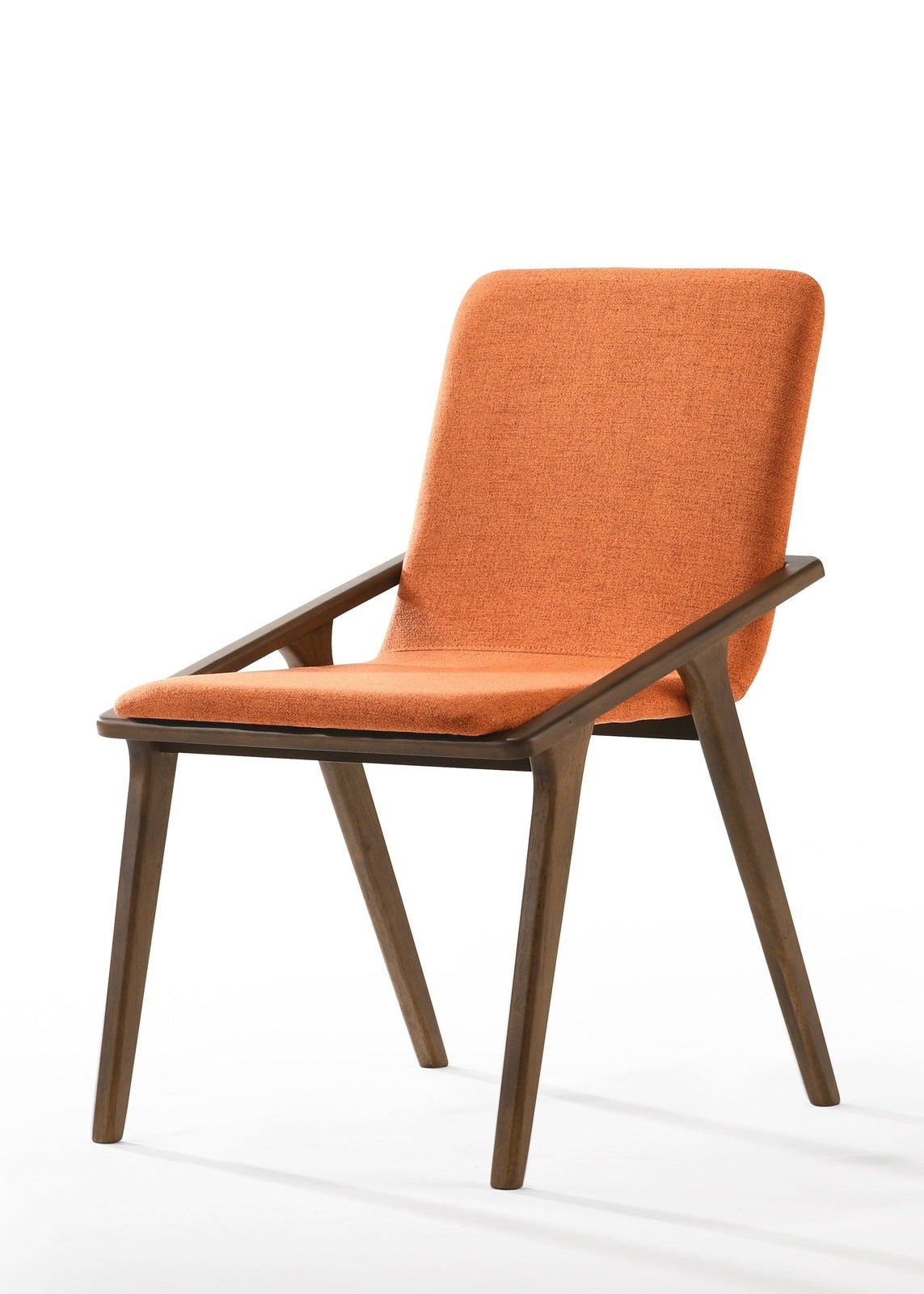 Modrest Zeppelin Modern Orange Dining Chair Set of 2