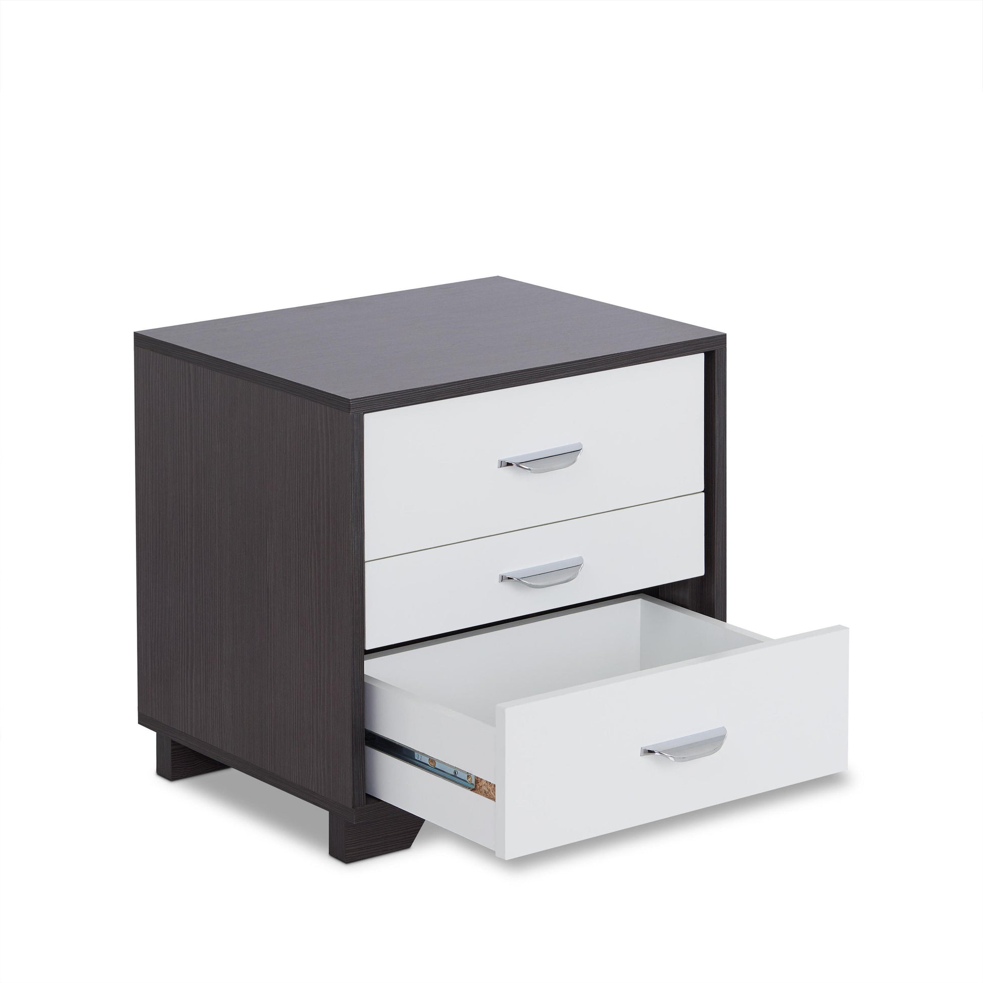 ACME Eloy Night Table in White & Espresso 97342