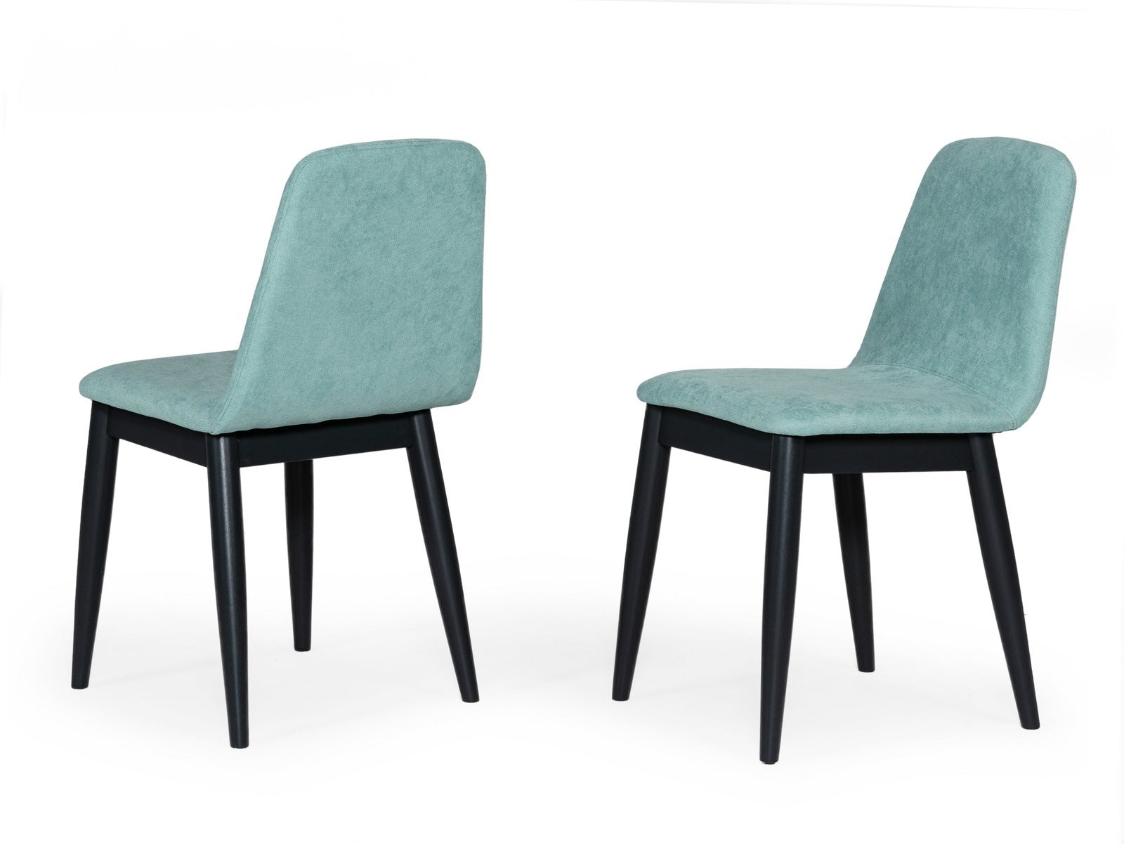 Modrest Lomeli Modern Blue Dining Chair Set of 2