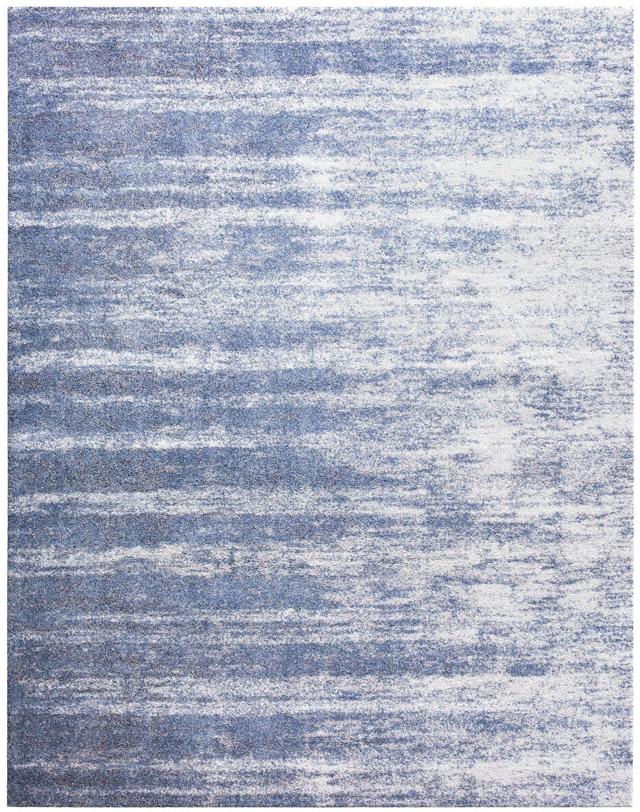 Ivory/ Blue/ Gray Ombre Area Rug 8x10