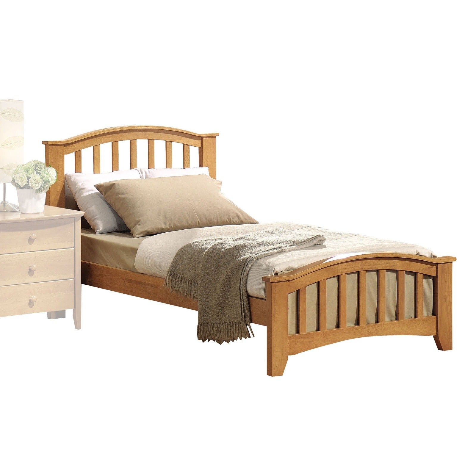 ACME San Marino Twin Bed in Maple 08940T